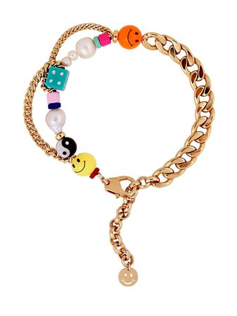 Martha Calvo charm-embellished chain-link Bracelet - Farfetch