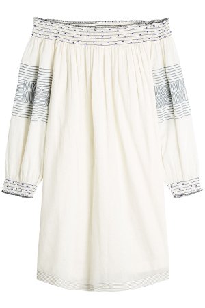 Cotton Off-The-Shoulder Dress Gr. M