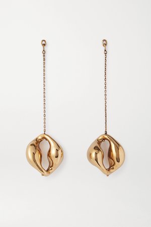 Gold Gold-tone earrings | Chloé | NET-A-PORTER