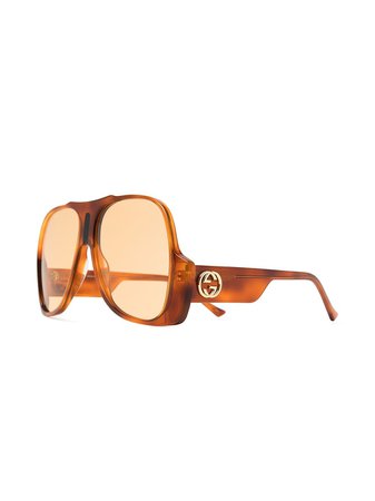 Gucci Eyewear Oversized Sunglasses - Farfetch
