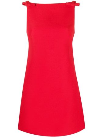 Valentino bow-embellished Sleeveless Mini Dress - Farfetch