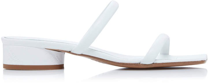 Maison Margiela Split Toe Leather Slides Size: 35