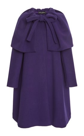 Cape Wool-Blend Coat by Dolce & Gabbana | Moda Operandi