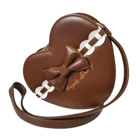 Chocolate bow purse