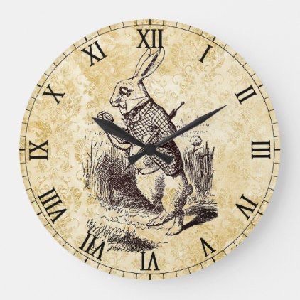 antique rabbit clock