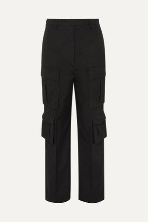 Black Cotton-gabardine cargo pants | Prada | NET-A-PORTER