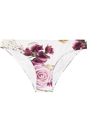 Dolce & Gabbana | Floral-print bikini briefs | NET-A-PORTER.COM
