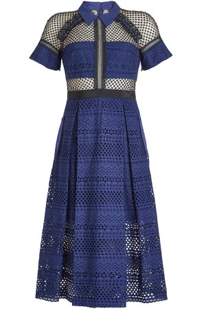 Lace Dress with Cotton Gr. UK 4