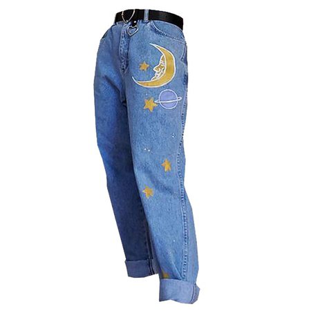 New Moon High Waist Jeans - Boogzel Apparel