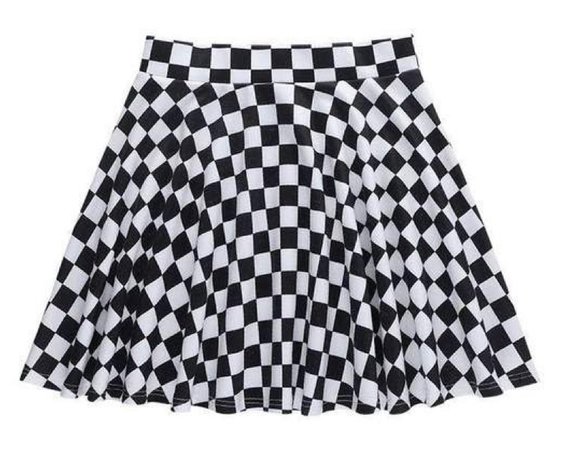 Women's Grunge Plaid Pleated Skirt