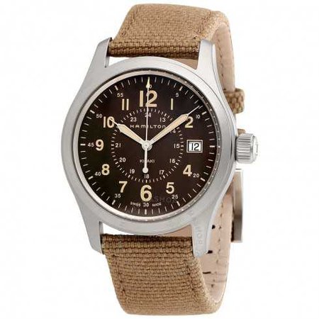 Hamilton Khaki Field Brown Dial Men's Watch H68201993 - Khaki Field - Hamilton - Watches - Jomashop
