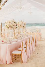 pink beach wedding reception - Google Search