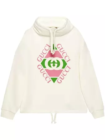 Gucci logo-print Hoodie - Farfetch