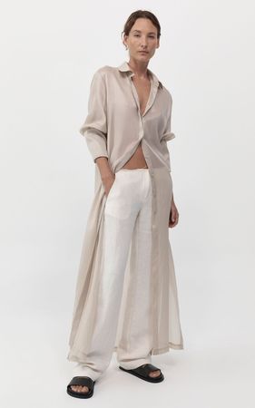 St. Agni Cotton-Silk Shirt Dress By St. Agni | Moda Operandi