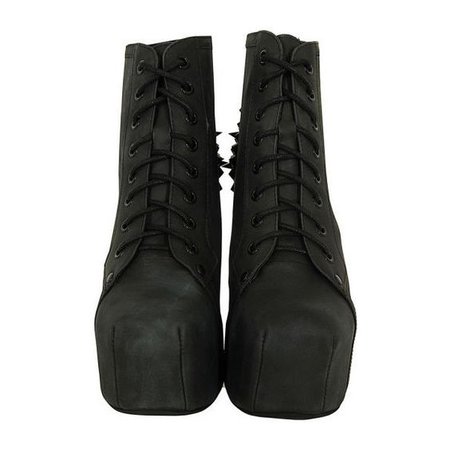 Jeffrey Campbell Women's Lita Spike Shoes - Black On Black