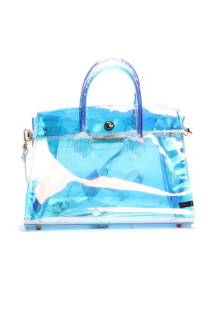 Next Level Holographic Bag - Clear