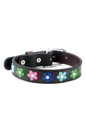 Georgie Paws Jeanne Leather Dog Collar | Nordstrom