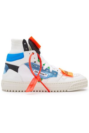 Off-White - Off Court Sneakers with Leather - multicolored