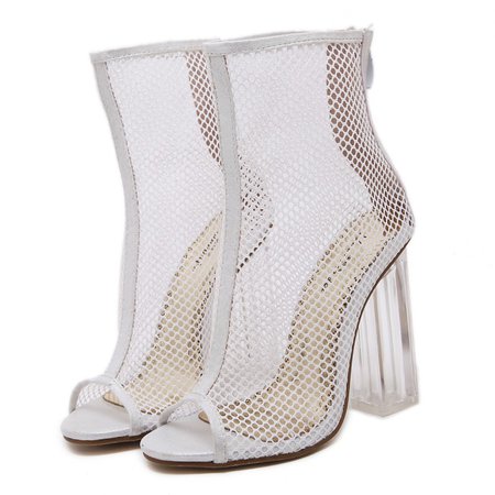 white-sheer-net-lace-up-pu-peep-toe-glass-high-heels-boots-shoes-800x800.JPG (800×800)