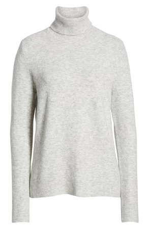 Halogen® Turtleneck Sweater grey