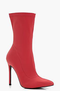 Nicole Stretch Over Ankle Sock Boots