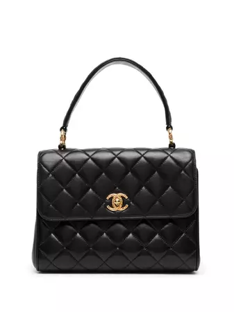 chanel classic flap with top handle bag