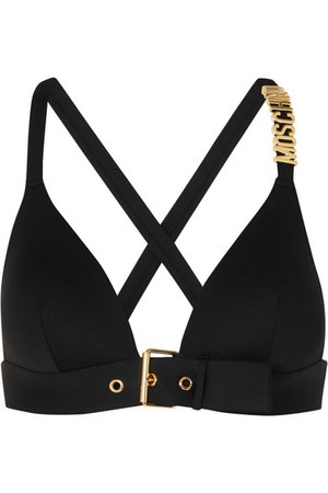 Moschino | Embellished bikini top | NET-A-PORTER.COM