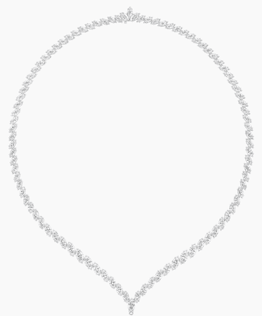 HARRY WINSTON Diamond Wreath Necklace – Yafa Signed Jewels