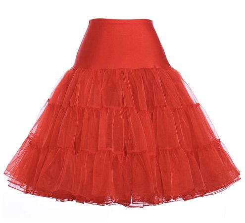Grace Karin Red Petticoat
