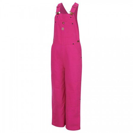 Carhartt Girl's Pink Bib Overalls - Quilt-Lined
