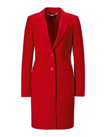 Short wool coat, red, red | MADELEINE Fashion