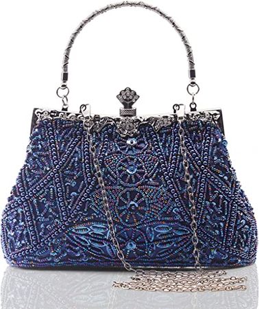BABEYOND Evening Clutch Purses for Women - 1920s Accessories for Women Gatsby Evening Bag Vintage Beaded Sequin Pearl Clutch: Handbags: Amazon.com
