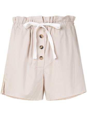 Venroy Drawstring Linen Shorts