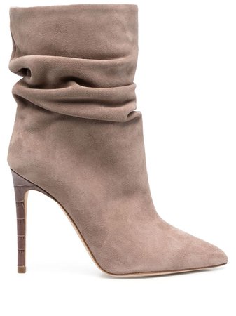 Paris Texas Slouchy 105mm Ankle Boots - Farfetch
