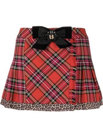Blugirl Tartan check-print Mini Skirt - Farfetch