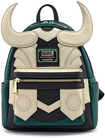 Amazon.com | Loungefly Marvel Avengers Loki Cosplay Faux Leather Womens Double Strap Shoulder Bag Purse | Luggage & Travel Gear
