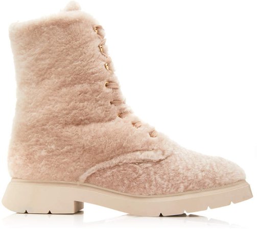 Mckenzee Shearling Ankle Boots Size: 5