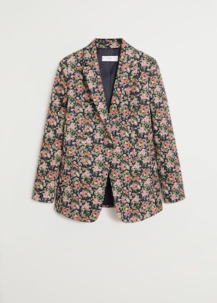 Floral print blazer - Women | Mango USA