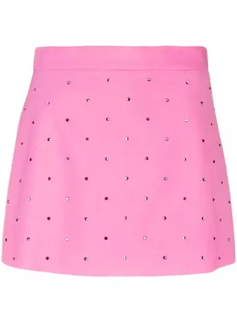 MSGM high-waist Studded skirt-shorts - Farfetch