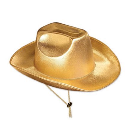 Gold cowboy hat 1