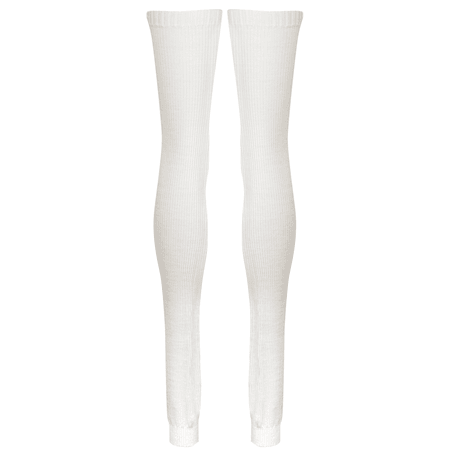 adidas x Lotta Volkova Three Stripe Leg Warmers White | Hervia