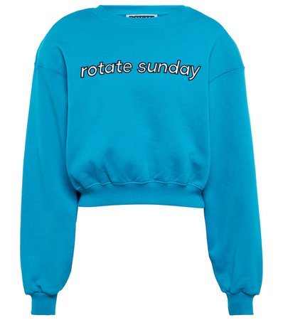 rotate cropped sweatshirt