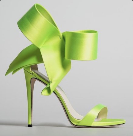 neon green heel