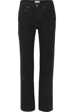 Balenciaga | Distressed high-rise straight-leg jeans | NET-A-PORTER.COM