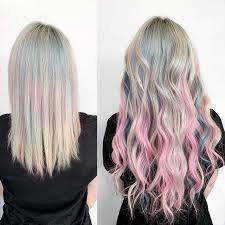 blonde with pastel ends - Google Search