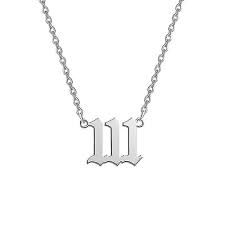 111 necklace silver - Google Search