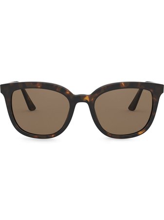 Shop Prada Eyewear square-framed tinted sunglasses with Express Delivery - FARFETCH