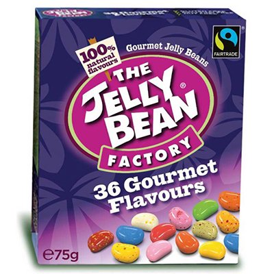 The Jelly Bean Factory - Καραμέλες Jelly Bean σε χάρτινο κουτί 75γρ | NGT