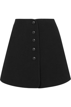 Alaïa | Wool-crepe mini skirt | NET-A-PORTER.COM