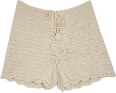 the little bazaar crochet shorts